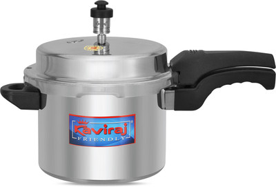 Kaviraj Twin Pack 3 L Outer Lid Pressure Cooker(Aluminium)