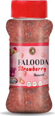 Brew Lab Strawberry Flavored Falooda | Instant Falooda Mix |Easy to Prepare|Ready to Eat 100 g