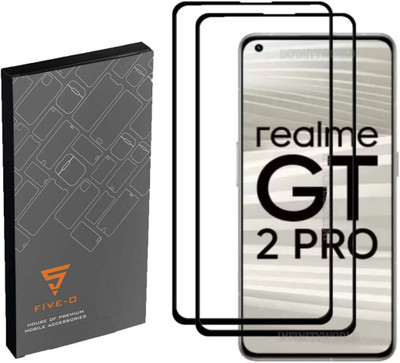 FIVE-O Edge To Edge Tempered Glass for ; Realme GT 2 Pro-5G(Pack of 2)