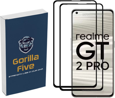 MaxR Edge To Edge Tempered Glass for ; Realme GT 2 Pro 5G,(Pack of 2)