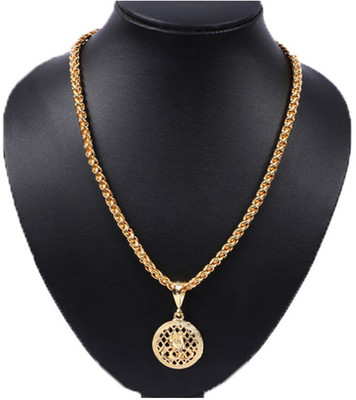 Pihoo Enterprise Snake ROUND & JAYPURI chain - 09 Gold-plated Alloy Pendant Set