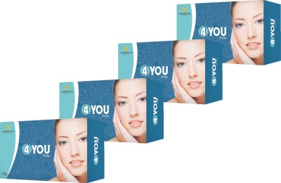 MORVIN INDIA 4 YOU SKIN WHITENING & PIMPLE CARE SOAP ( Pack of 4 )(4 x 75 g)