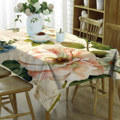 MESMERIZING DREAM Printed 4 Seater Table Cover(Multicolor, Polyester)