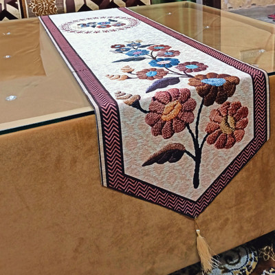 Saksham Enterprises Multicolor 183 cm Table Runner(Cotton)