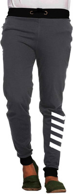 MEeDdoOw Self Design Men Grey Track Pants