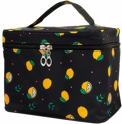 HOUSE OF QUIRK Travel Toiletry Bag- Black Lemon Travel Toiletry Kit(Black)