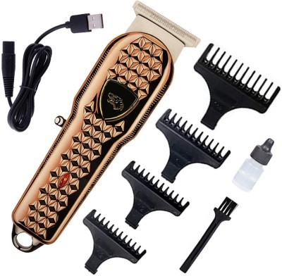 Geemy Professional Rechargeable Hair trimmer Electric Hair Clipper Trimmer 60 min  Runtime 9 Length Settings(Multicolor)