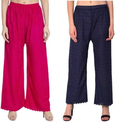 fheo Regular Fit Women Pink Trousers