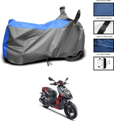 PAGORA Waterproof Two Wheeler Cover for Aprilia(SR 150, Grey, Blue)