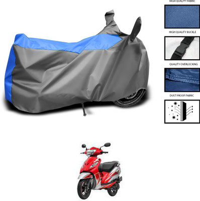 PAGORA Waterproof Two Wheeler Cover for TVS(Wego, Grey, Blue)