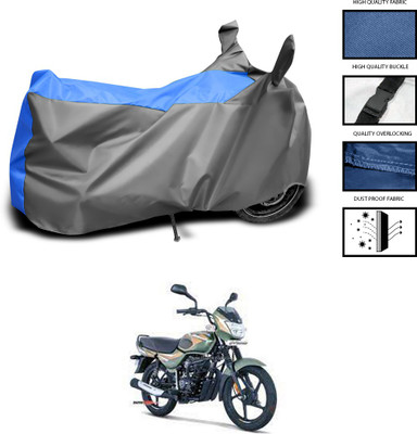 CODOKI Waterproof Two Wheeler Cover for Bajaj(CT100, Grey, Blue)