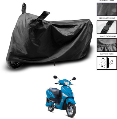 CODOKI Waterproof Two Wheeler Cover for Hero(Electric Optima, Black)