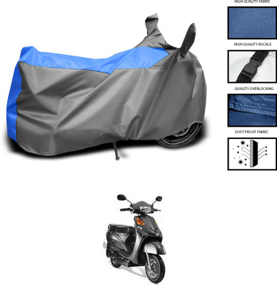 CODOKI Waterproof Two Wheeler Cover for Indus(Yo Electron, Grey, Blue)