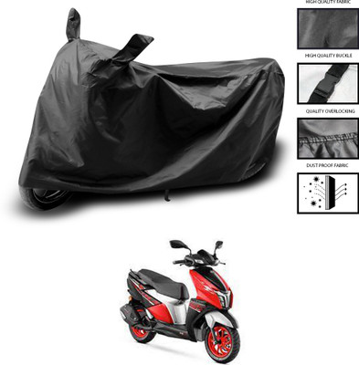 CODOKI Waterproof Two Wheeler Cover for TVS(Ntorq 125, Black)