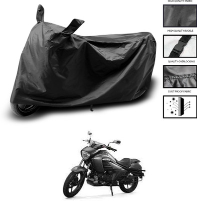 CODOKI Waterproof Two Wheeler Cover for Suzuki(intruder 150, Black)