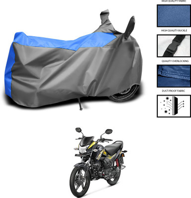 CODOKI Waterproof Two Wheeler Cover for Honda(CB Shine SP, Grey, Blue)
