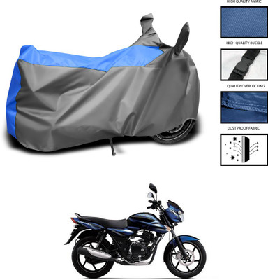 CODOKI Waterproof Two Wheeler Cover for Bajaj(Discover 135, Grey, Blue)
