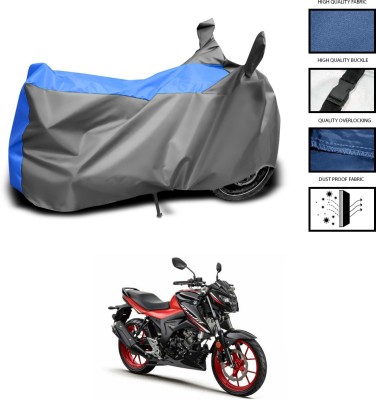 GOSHIV-car and bike accessories Waterproof Two Wheeler Cover for Suzuki(Bandit, Grey, Blue)