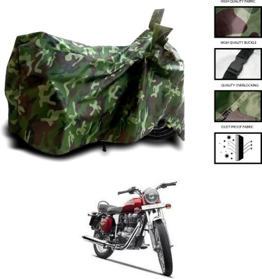 CODOKI Waterproof Two Wheeler Cover for Royal Enfield(Bullet Electra Twinspark, Multicolor)