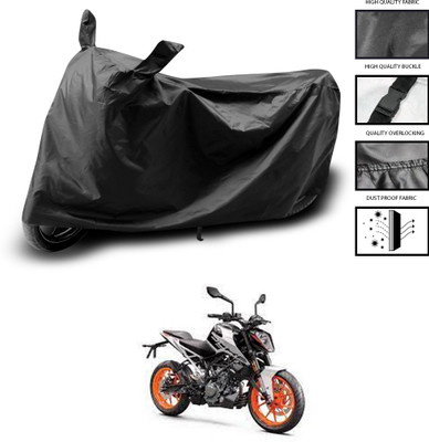 PAGORA Waterproof Two Wheeler Cover for KTM(200 Duke, Black)