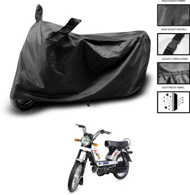 PAGORA Waterproof Two Wheeler Cover for TVS(Heavy Duty Super XL, Black)
