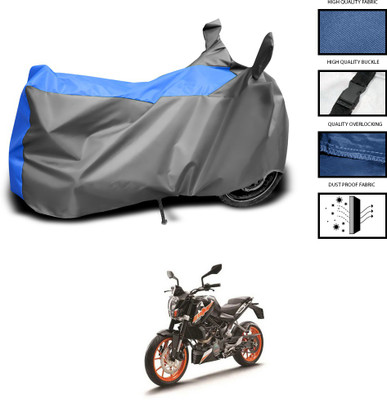 PAGORA Waterproof Two Wheeler Cover for KTM(Duke 200, Grey, Blue)