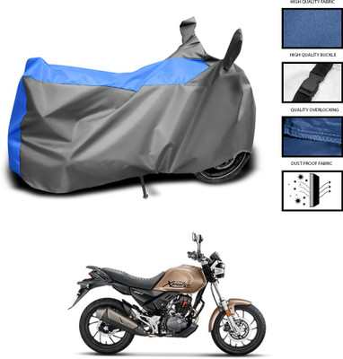 PAGORA Waterproof Two Wheeler Cover for Hero(MotoCorp XPulse 200T, Grey, Blue)