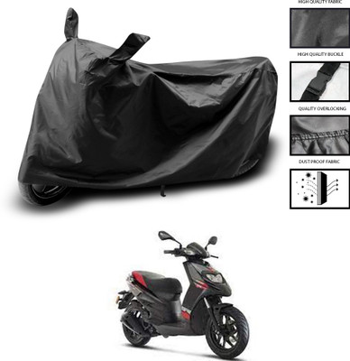PAGORA Waterproof Two Wheeler Cover for Aprilia(SR 125, Black)
