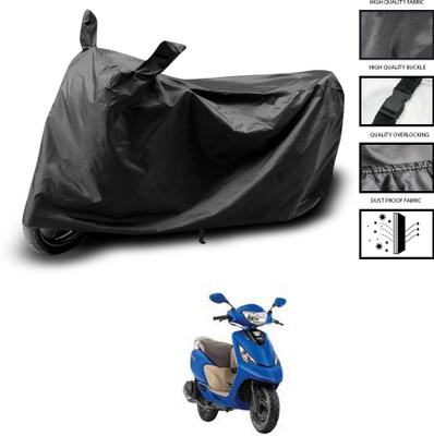 PAGORA Waterproof Two Wheeler Cover for TVS(Zest, Black)