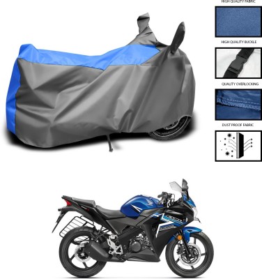 CODOKI Waterproof Two Wheeler Cover for Honda(CBR 150R, Grey, Blue)