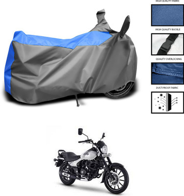 CODOKI Waterproof Two Wheeler Cover for Bajaj(Avenger Street 220, Grey, Blue)