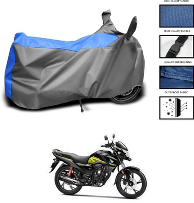 GOSHIV-car and bike accessories Waterproof Two Wheeler Cover for Honda(SP125, Grey, Blue)