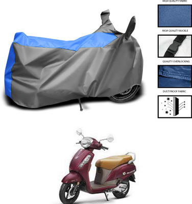 PAGORA Waterproof Two Wheeler Cover for Suzuki(Access SE, Grey, Blue)