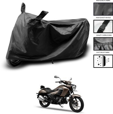 CODOKI Waterproof Two Wheeler Cover for Suzuki(Intruder, Black)