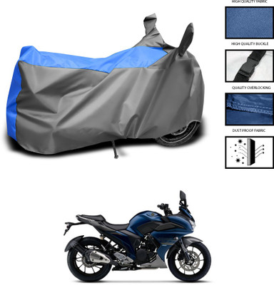 PAGORA Waterproof Two Wheeler Cover for Yamaha(Fazer, Grey, Blue)