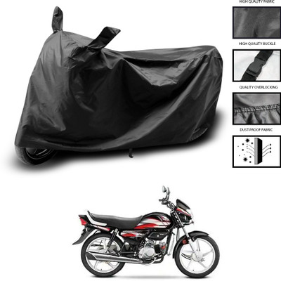 PAGORA Waterproof Two Wheeler Cover for Hero(MotoCorp Pleasure Plus, Black)
