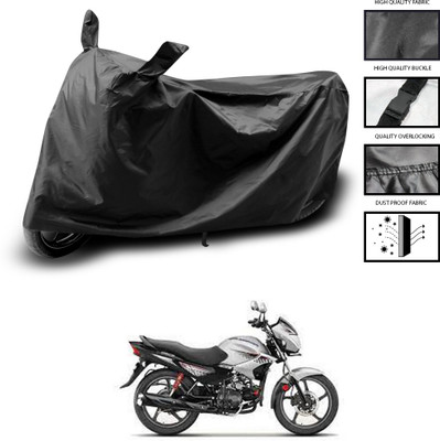 PAGORA Waterproof Two Wheeler Cover for Hero(Glamour FI, Black)