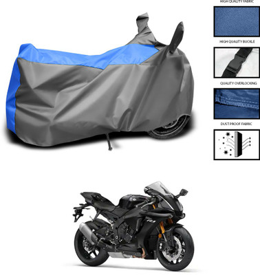 CODOKI Waterproof Two Wheeler Cover for Yamaha(YZF, Grey, Blue)