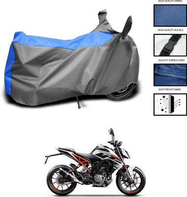 PAGORA Waterproof Two Wheeler Cover for KTM(250 Duke, Grey, Blue)