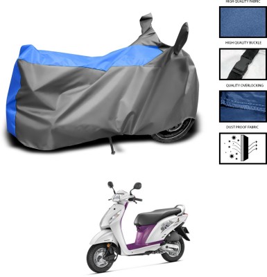 PAGORA Waterproof Two Wheeler Cover for Honda(Activa i, Grey, Blue)