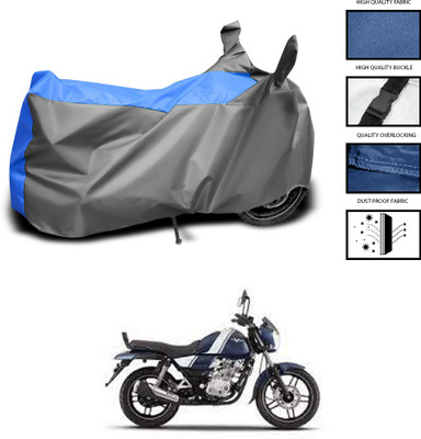CODOKI Waterproof Two Wheeler Cover for Bajaj(V15, Grey, Blue)