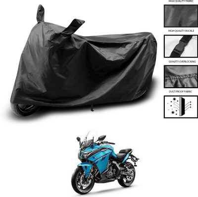 PAGORA Waterproof Two Wheeler Cover for CFMoto(650GT, Black)