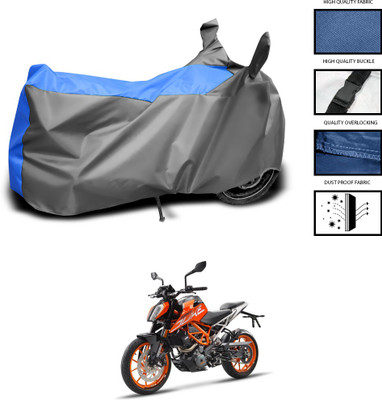 PAGORA Waterproof Two Wheeler Cover for KTM(Duke 390, Grey, Blue)