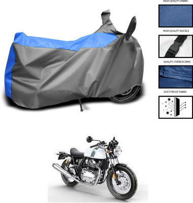CODOKI Waterproof Two Wheeler Cover for Royal Enfield(Continental GT 650, Grey, Blue)