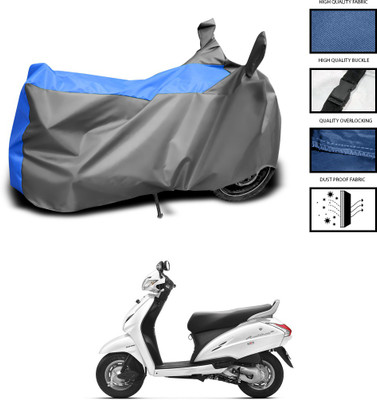 PAGORA Waterproof Two Wheeler Cover for Honda(Activa 4G, Grey, Blue)
