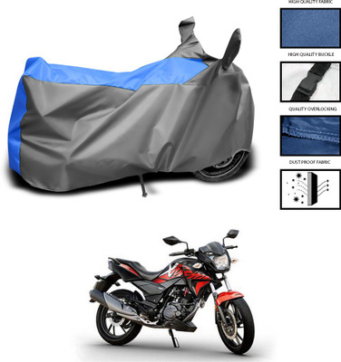 CODOKI Waterproof Two Wheeler Cover for Hero(Xtreme 200R, Grey, Blue)