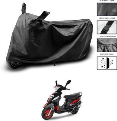 CODOKI Waterproof Two Wheeler Cover for Mahindra(Duro 125, Black)