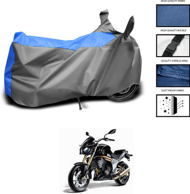 CODOKI Waterproof Two Wheeler Cover for Mahindra(Mojo, Grey, Blue)