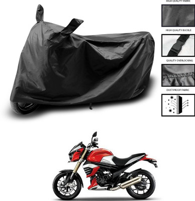 CODOKI Waterproof Two Wheeler Cover for Mahindra(Mojo UT 300, Black)