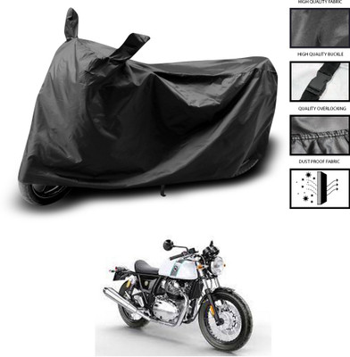 CODOKI Waterproof Two Wheeler Cover for Royal Enfield(Continental GT 650, Black)